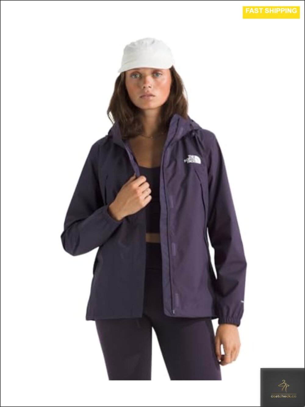 The North Face Women's Antora Waterproof Rain Jacket Windproof Recycled